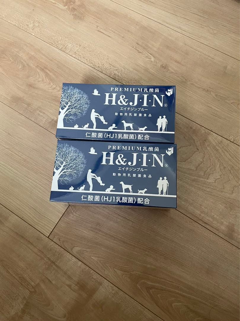 レオポン専用H＆JIN 乳酸菌エイチジンブルー 動物用 90包入り　2個 Premium乳酸菌 H＆JIN エイチジンブルー 動物用 450g