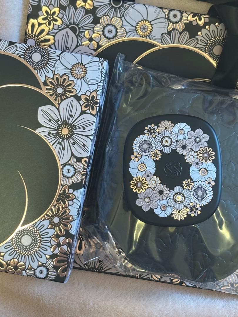 【一度使用】デコルテ　アイシャドウ　クリスマスコフレ　ポーチ コスメデコルテ エターナルブルームコレクション クリスマスコフレ