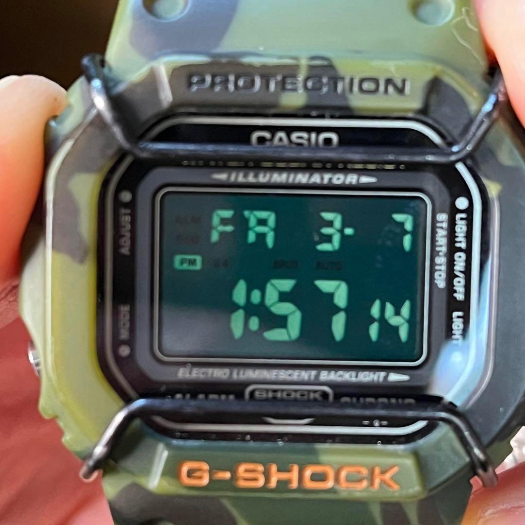 ☆CASIO カシオ G-SHOCK DW-5600E 迷彩柄 電池交換済☆ - メルカリ
