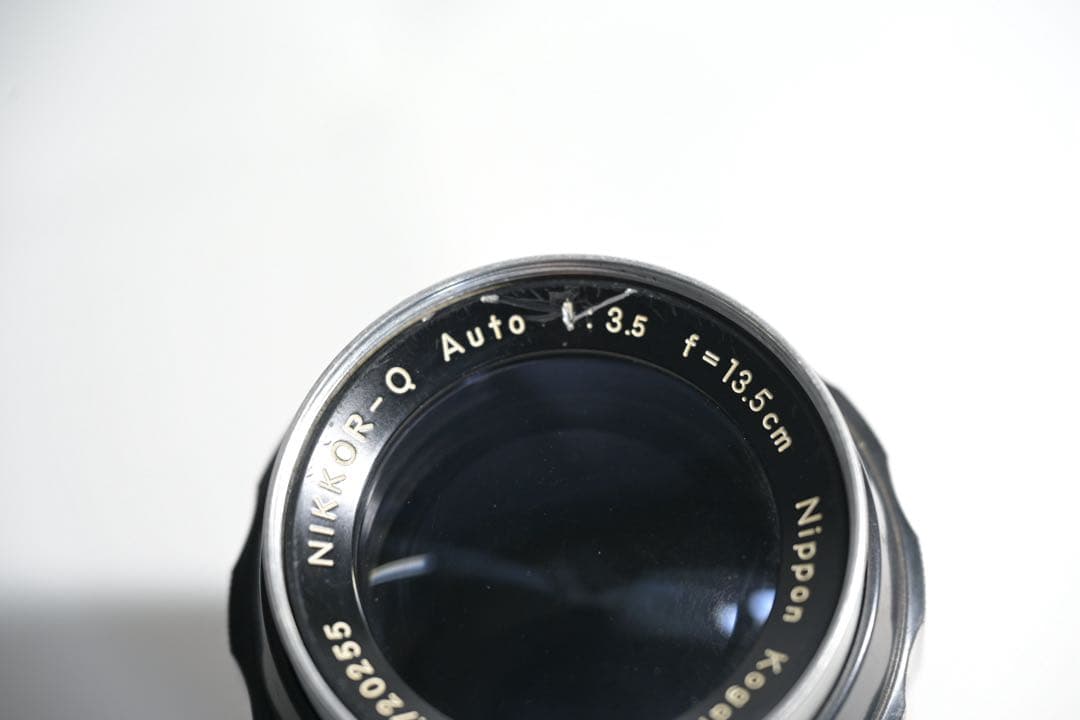 Nikon NIKKOR-Q 13.5cm F3.5 チックマーク ジャンク