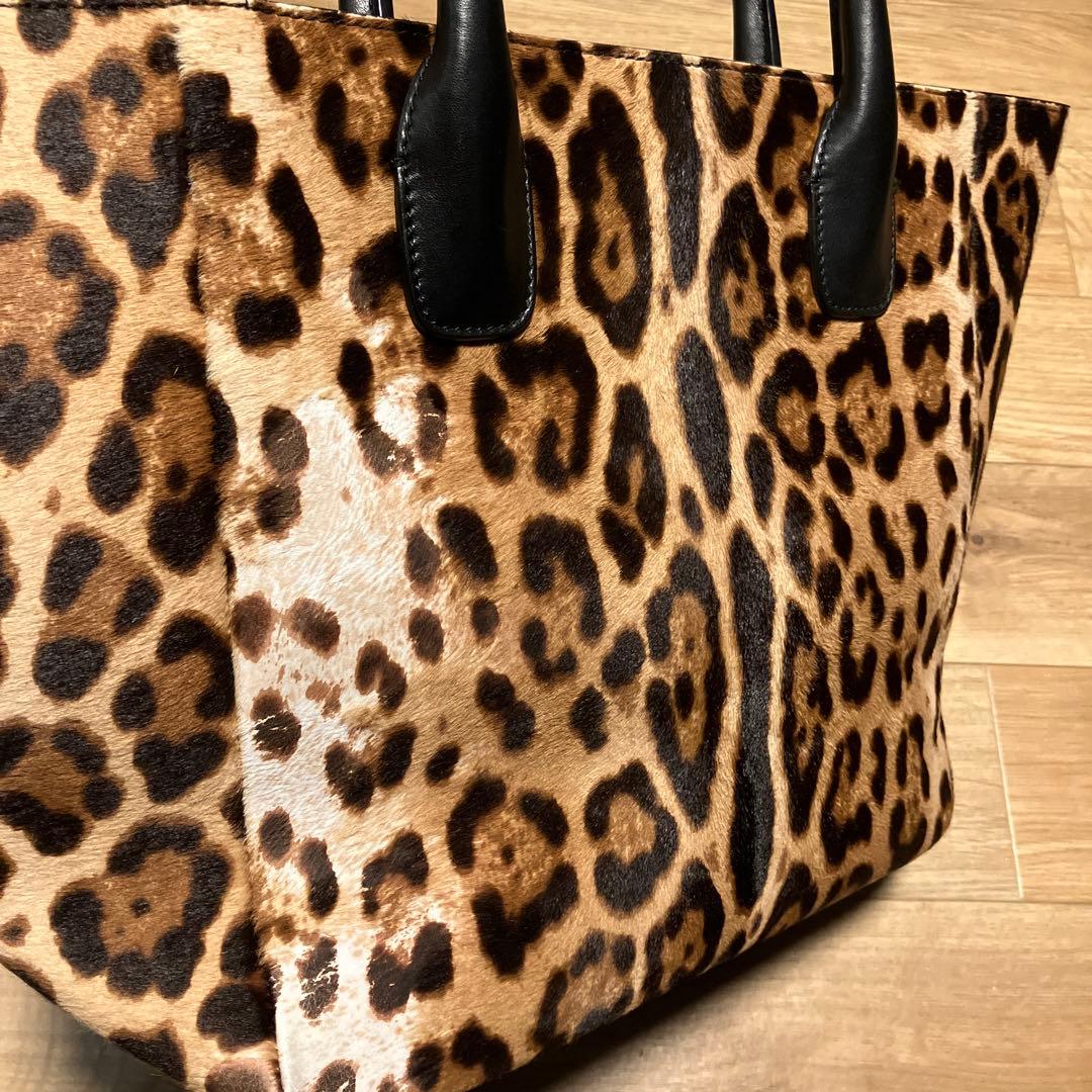 ドルガバ】レオパード柄 トートバッグ 豹柄 DOLCE&GABBANA - メルカリ