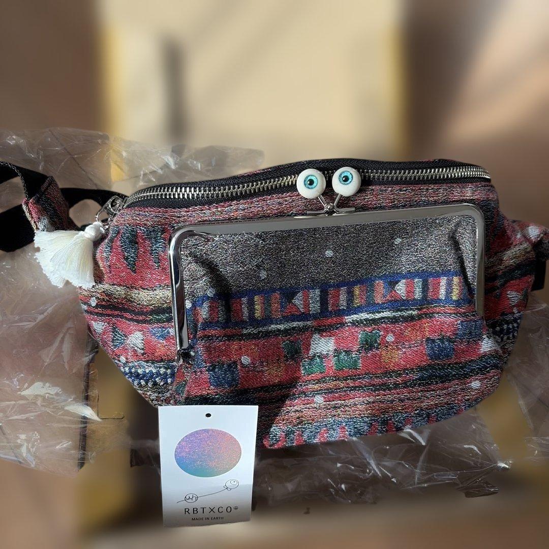 REITXCO ゴブラン織　エスニックボディバッグ Rico ゴブラン巾着ショルダーバッグ / ショルダーバッグ・ボディバッグ