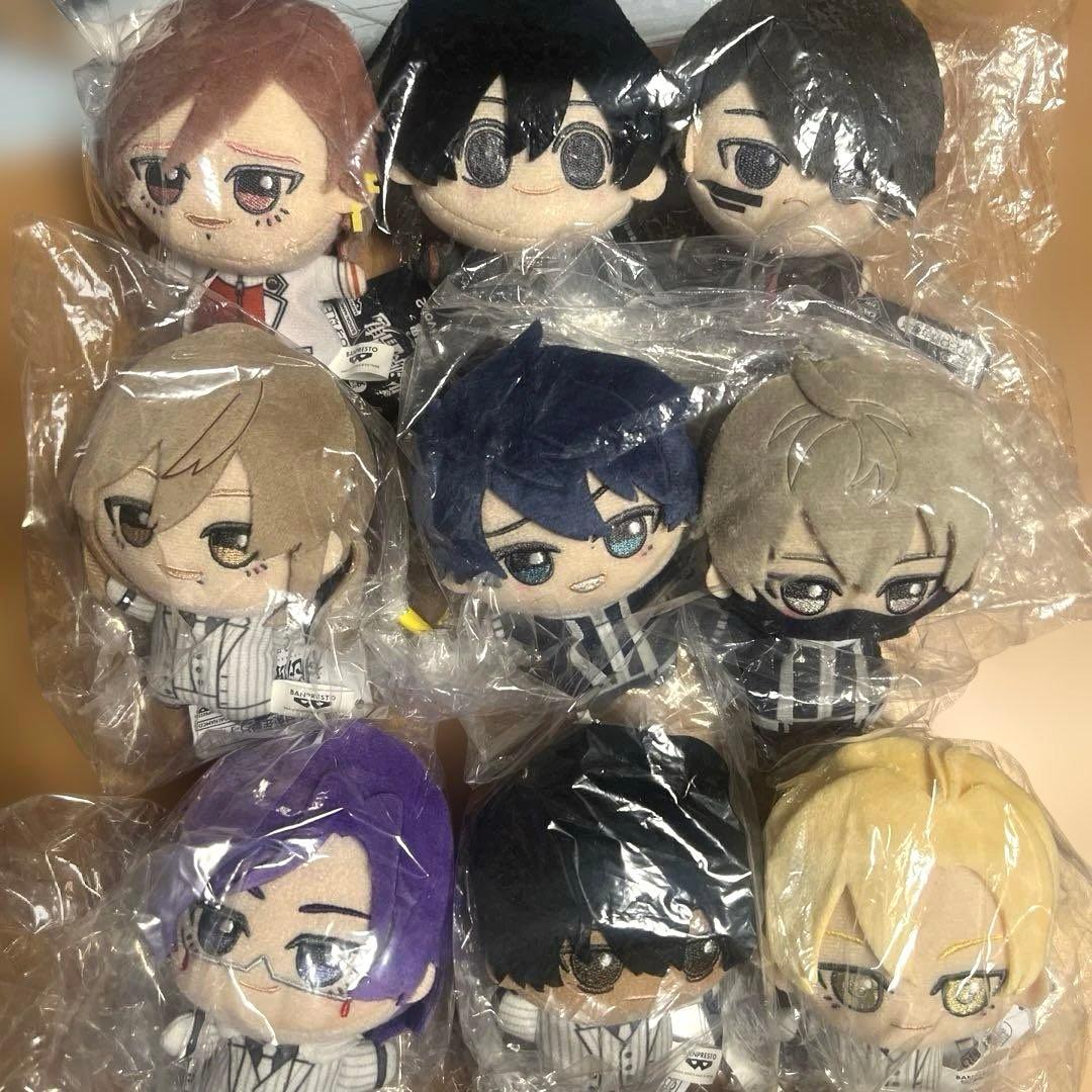 【新品タグ付き】桃源暗鬼　ちびぐるみ9体セット　淀川真澄　花魁坂京夜　桃華月詠 B淀川真澄】TVアニメ『桃源暗鬼』 ちょぴぬいぷち② オンライン