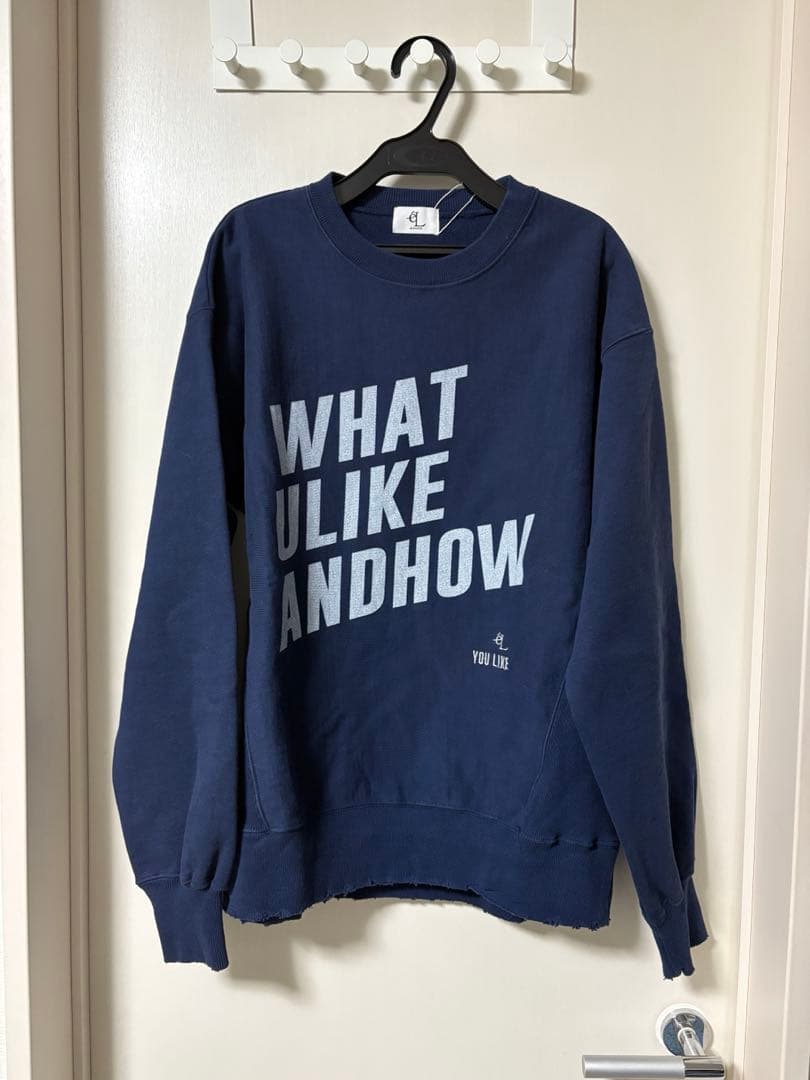 再値下げ⭐︎【新品未使用】JEANASIS《el x ONE》ロゴスウェット