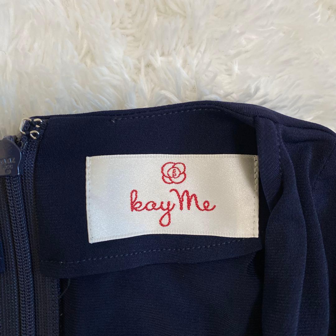 kay me ケイミー ヴィーナス カシュクール ワンピース 濃紺 サイズ7