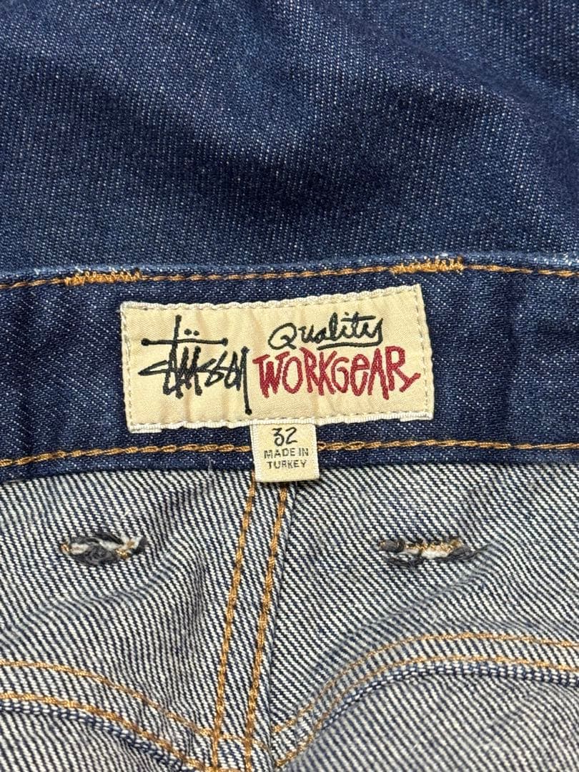 Stussy Quality Workgear 32 ダークデニム S115870762 アウト