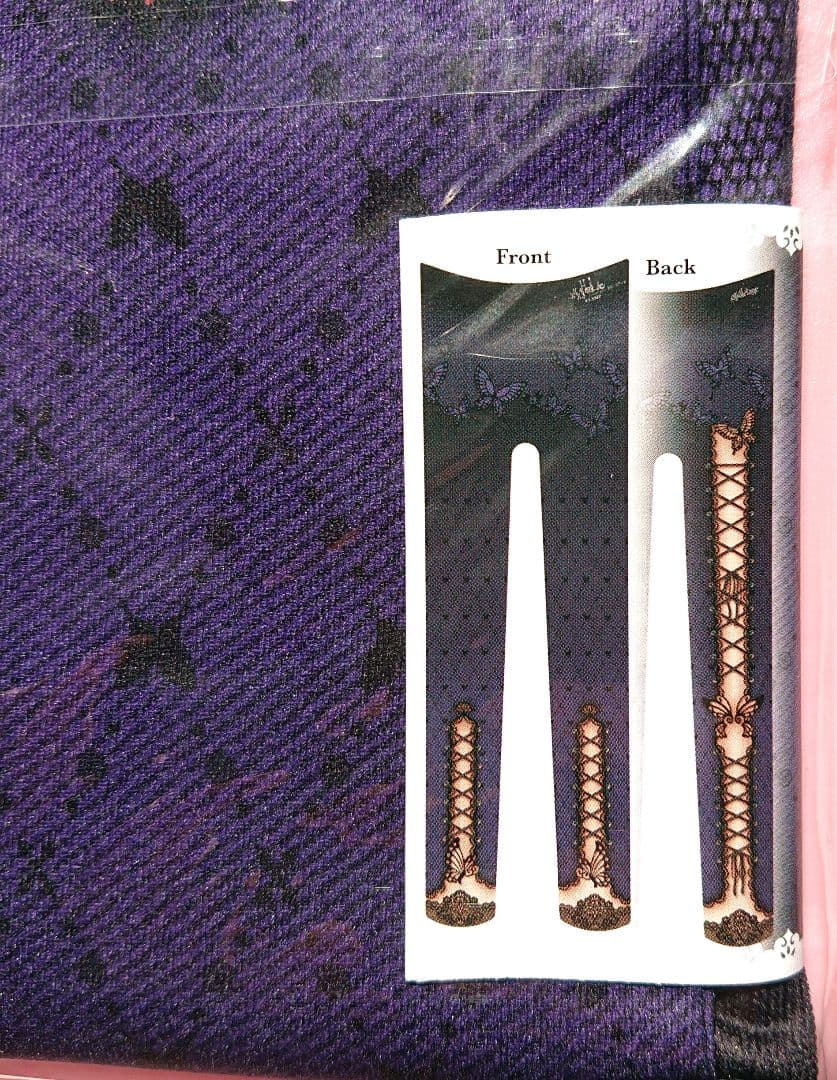 コラボ【abilletage × xxxHOLiC】バタフライシルエットタイツ