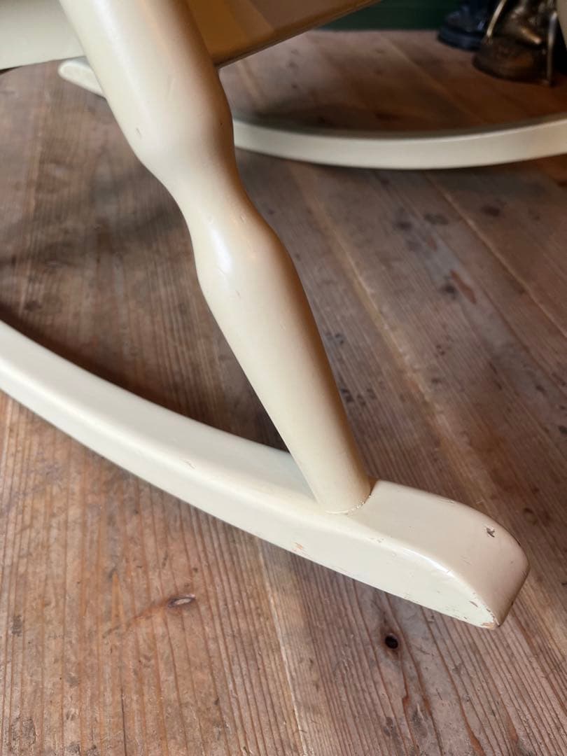 鳥取家具 ロッキングチェア 花柄 インテリア 昭和レトロ 当時物