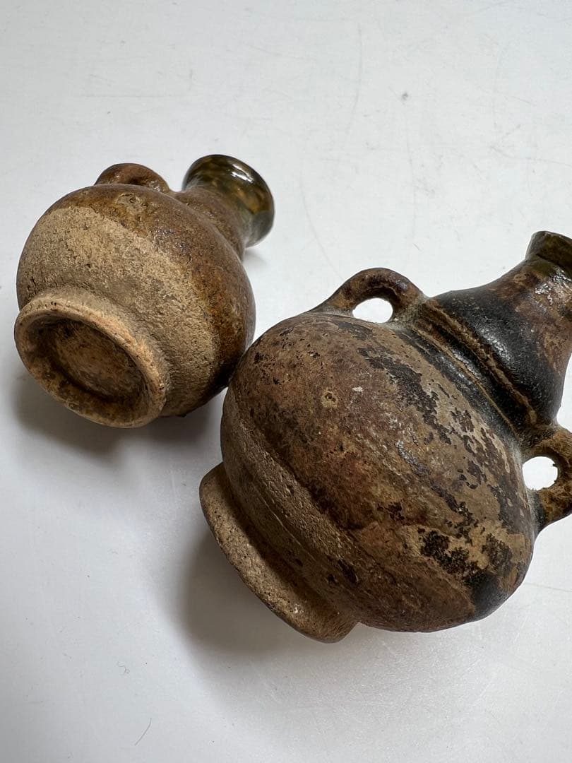 専用16世紀頃 宋胡ろく壺4点 最大h6cm 最長幅約8cm 東K8-0131① - メルカリ