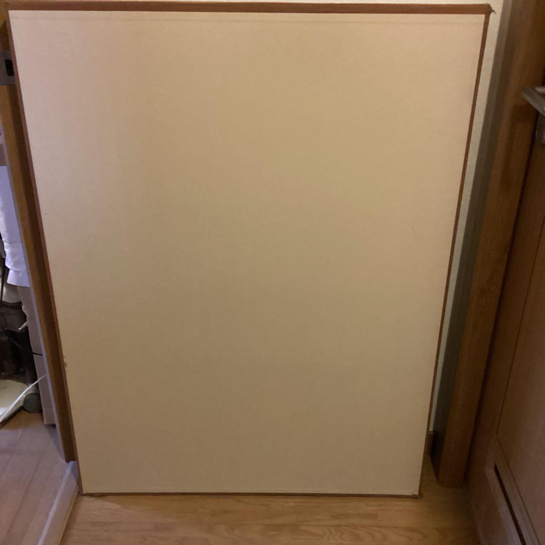 中野嘉之 素描 【 くらがり又谷の滝 】額装仕立 直筆署名 作品名