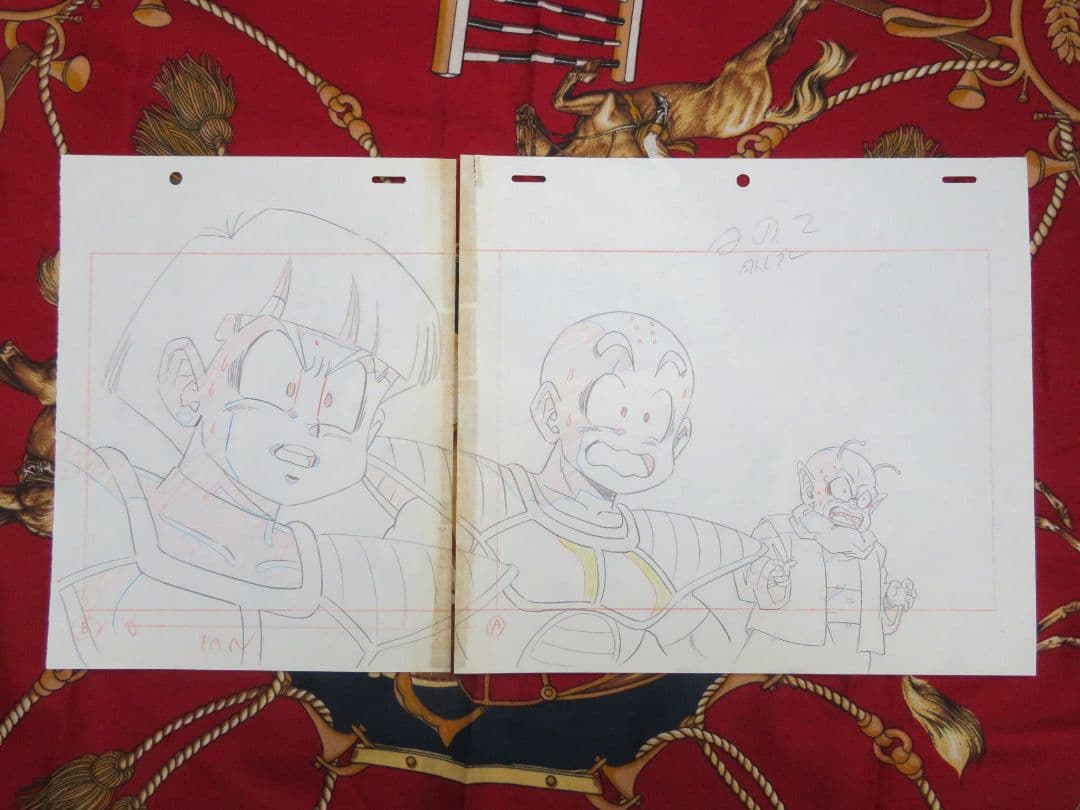 メ*ロ様 ドラゴンボール セル画 原画 悟飯 クリリン デンデ 当時品 i-img1078x1200-
