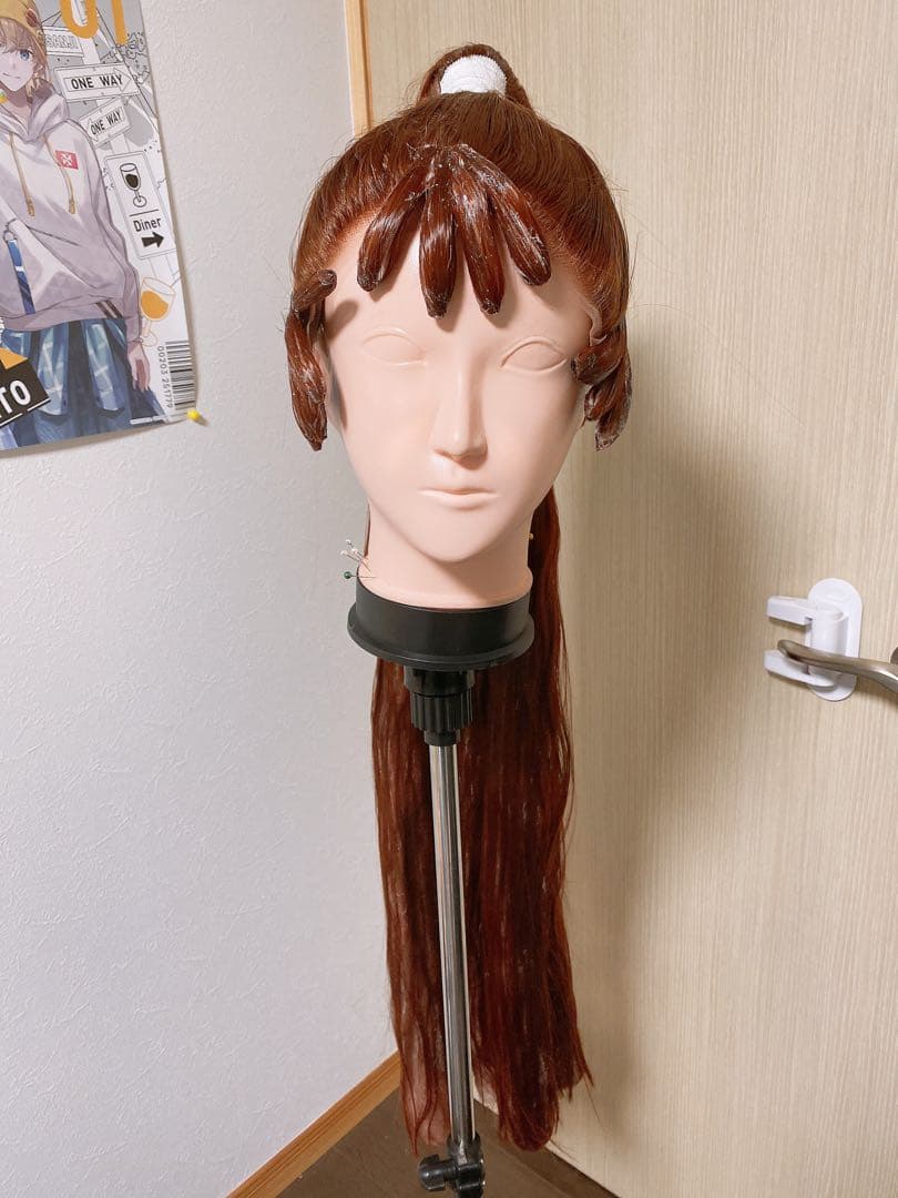 忍たま乱太郎 尾浜勘右衛門 コスプレウィッグ ご依頼分の尾浜勘右衛門のコスプレウィッグが仕上がりました✂️ #ウサwig