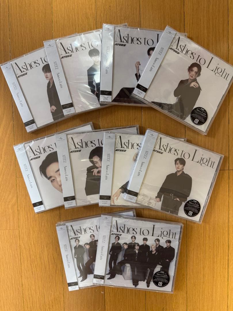 【未使用シリアルのみ購入可】Ashes to Light CD セット 10枚 ATEEZ JAPAN 2ND FULL ALBUM「Ashes to Light」2025年9月17日（水