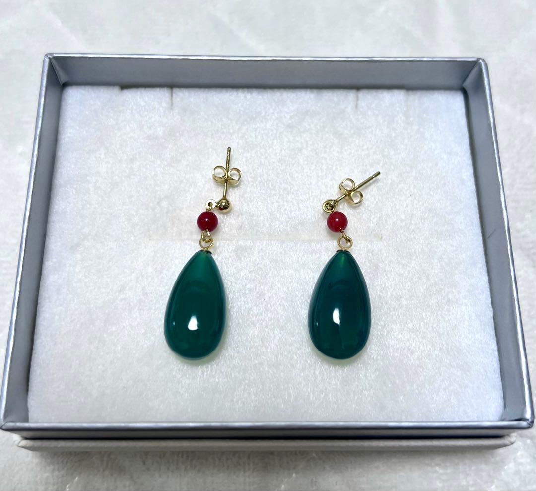 ジブリ公式 ハウルの動く城 ハウル ピアス 天然石 - メルカリ