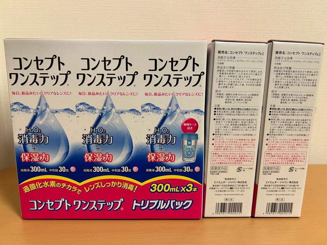 ACUVUE コンセプトワンステップ 300ml 4箱セット - メルカリ