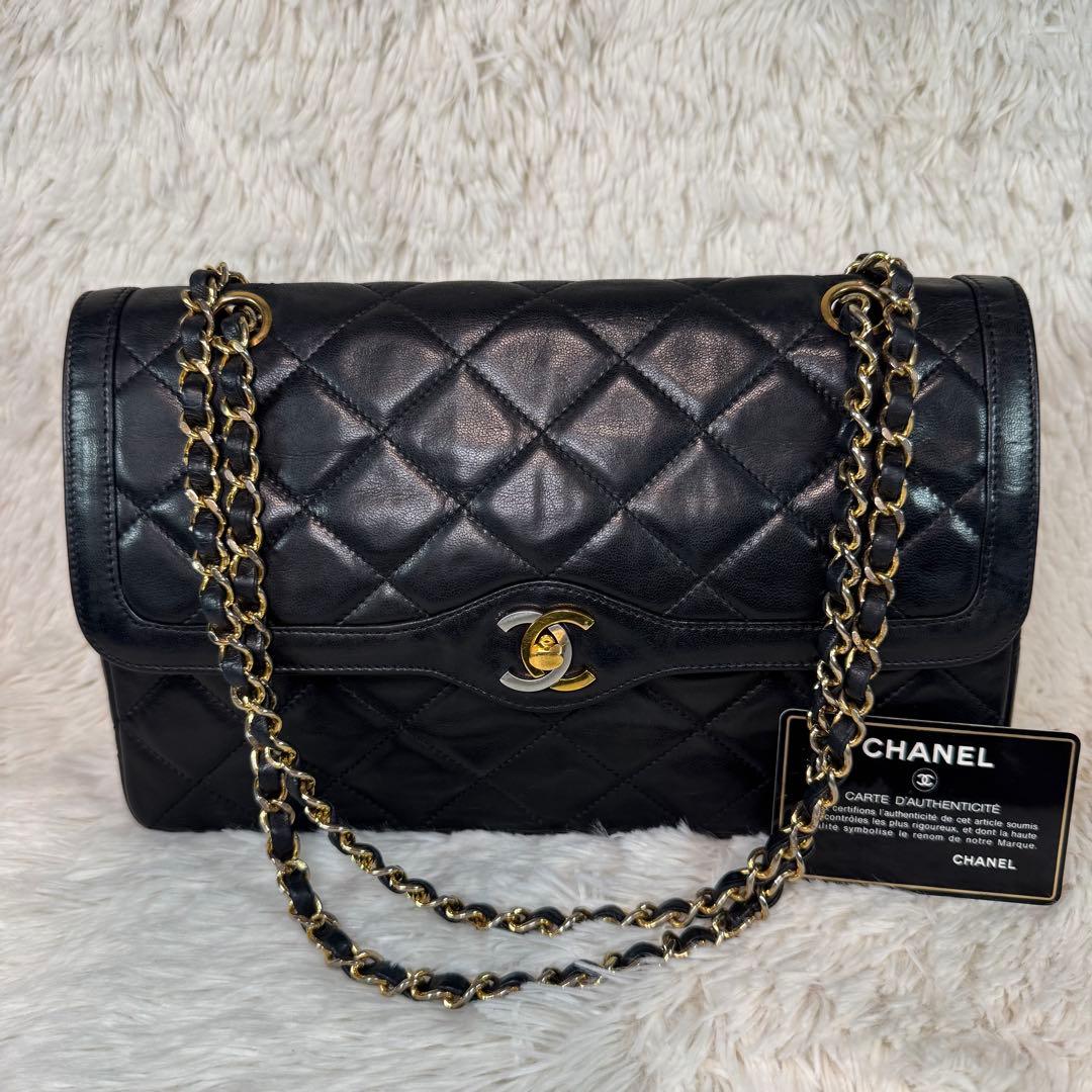 CHANEL パリ限定マトラッセ ショルダーバッグ シリアルシール カード
