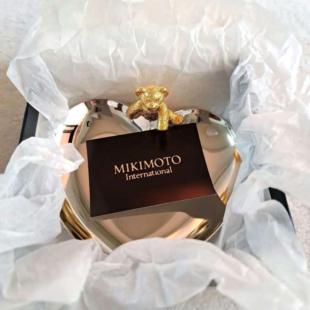 ☆新品未使用 箱付き☆ MIKIMOTO ミキモト ジュエリートレイ クマ