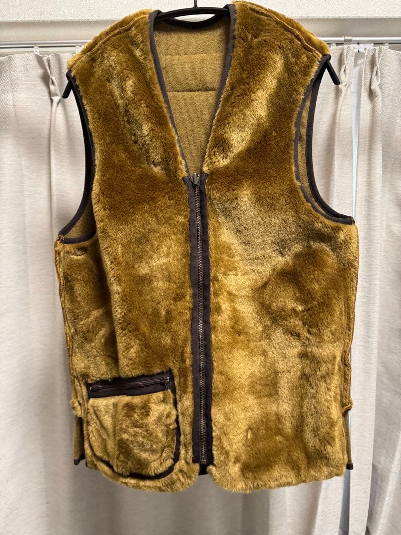 Barbour ファーライナー サイズ36 ブラウン BARBOUR/バブアー/フロントジップファーライナーベスト（レギュラー