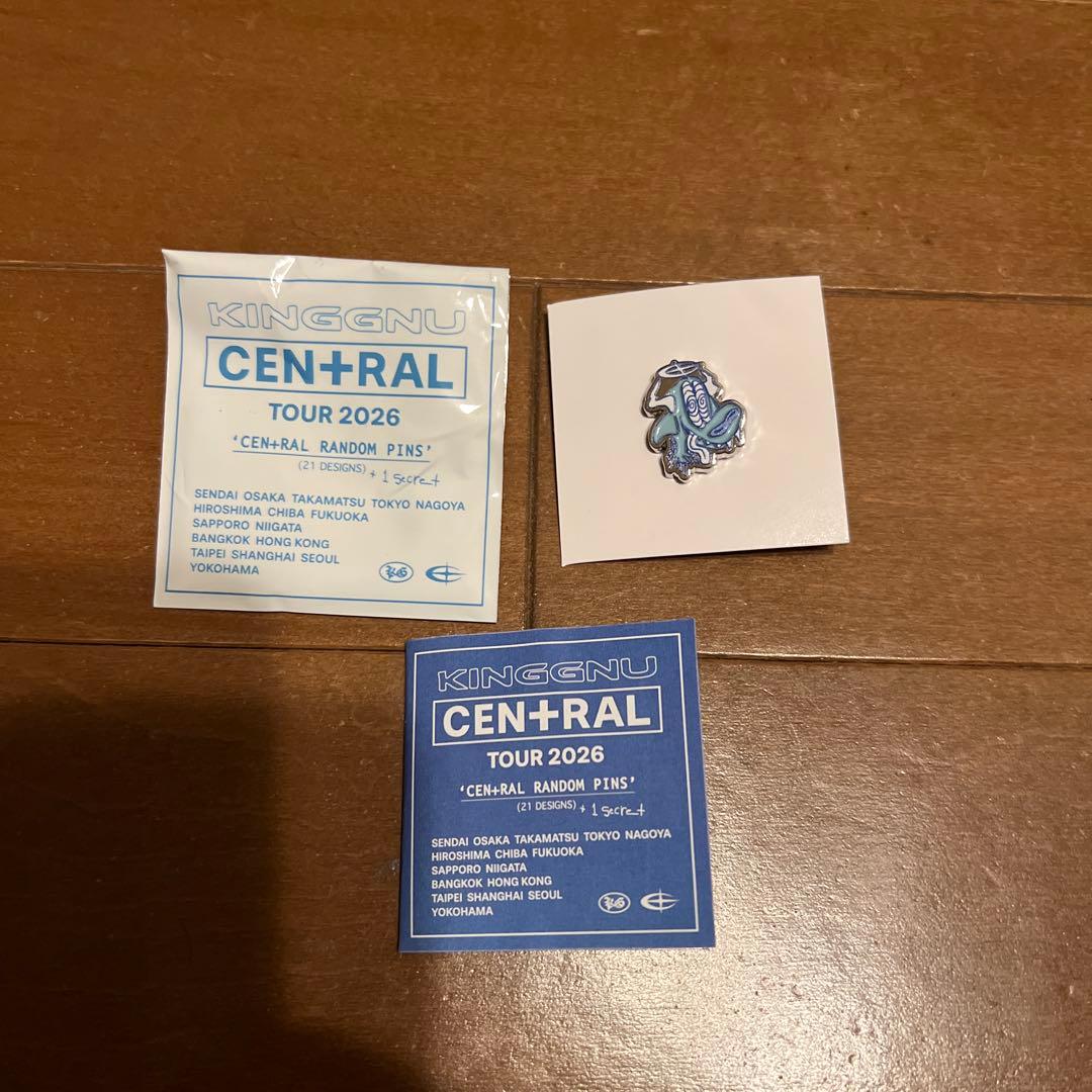KING GNU CEN+RAL TOUR 2026 ピンバッジ - メルカリ