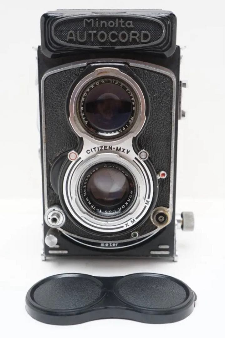 【作例あり】動作品　Minolta Autocord　二眼レフ 初めての二眼レフにオススメ！ ミノルタオートコード 【兵庫の猫 撮影