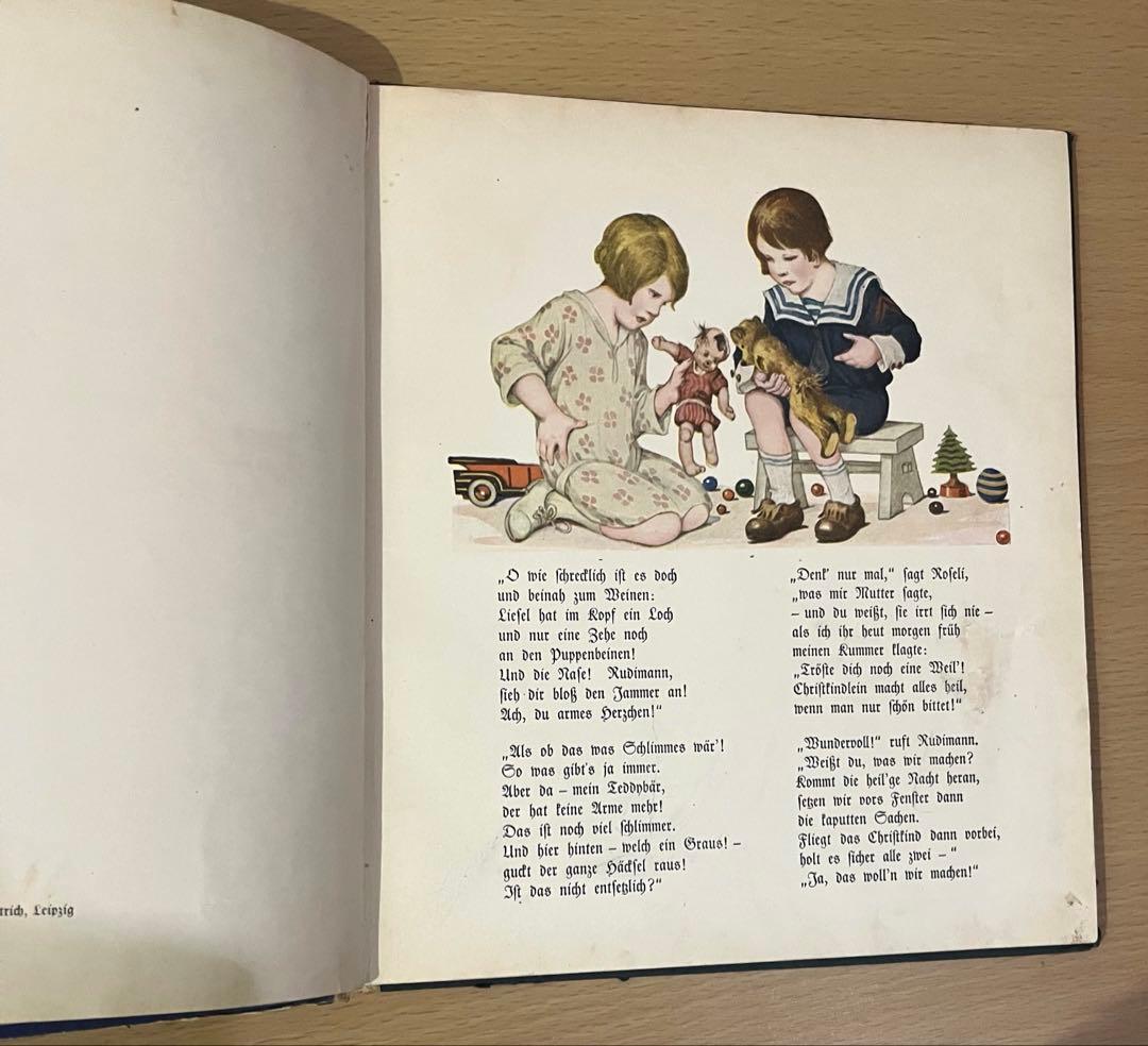 NO.400 希少 古書 アンティーク洋書 児童書 ドイツ絵本 クリスマス