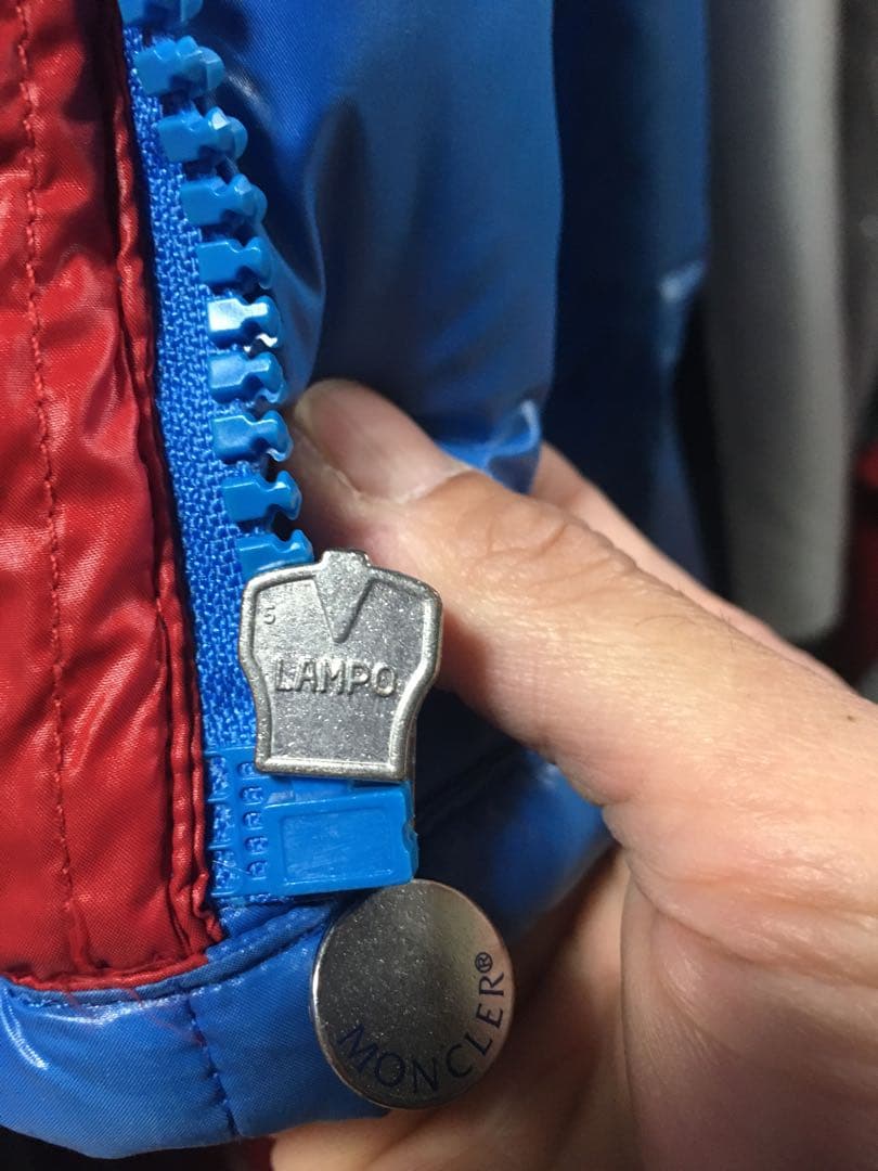 MONCLER エベレスト 1 モンクレール ダウンジャケット ワッペン 青