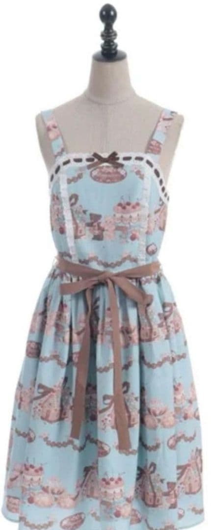 axes femme kawaiiお菓子の家柄ジャンスカ（ミント） - メルカリ