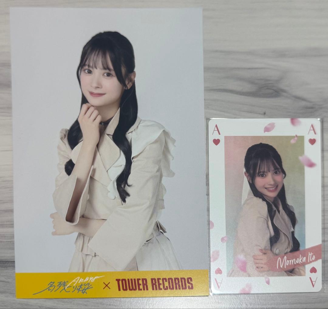 AKB48 名残り桜 伊藤百花 トランプトレカ ポストカード - メルカリ