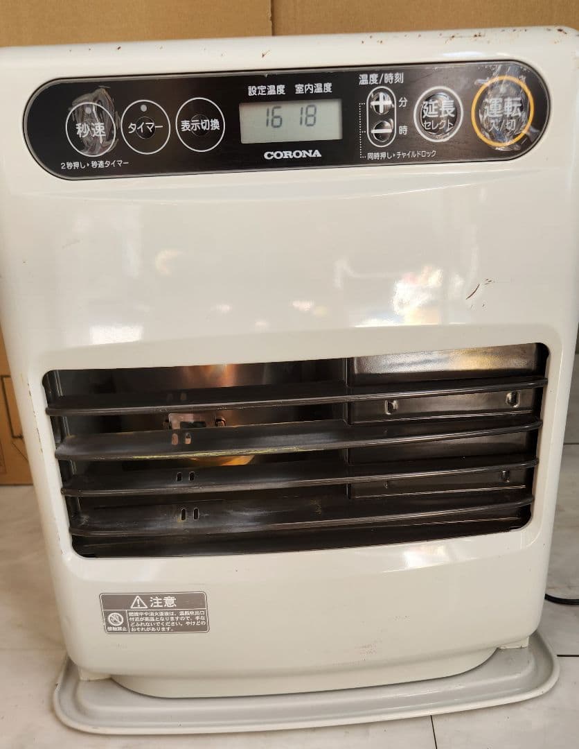 20年製 CORONA 石油ファンヒーター デジタル表示002 - メルカリ