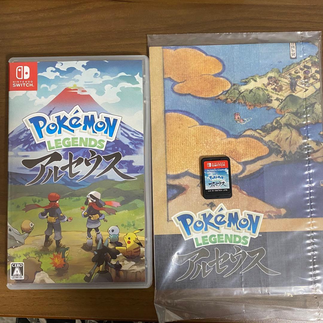 美品】ポケモン レジェンズ アルセウス switchソフトと早期購入特典