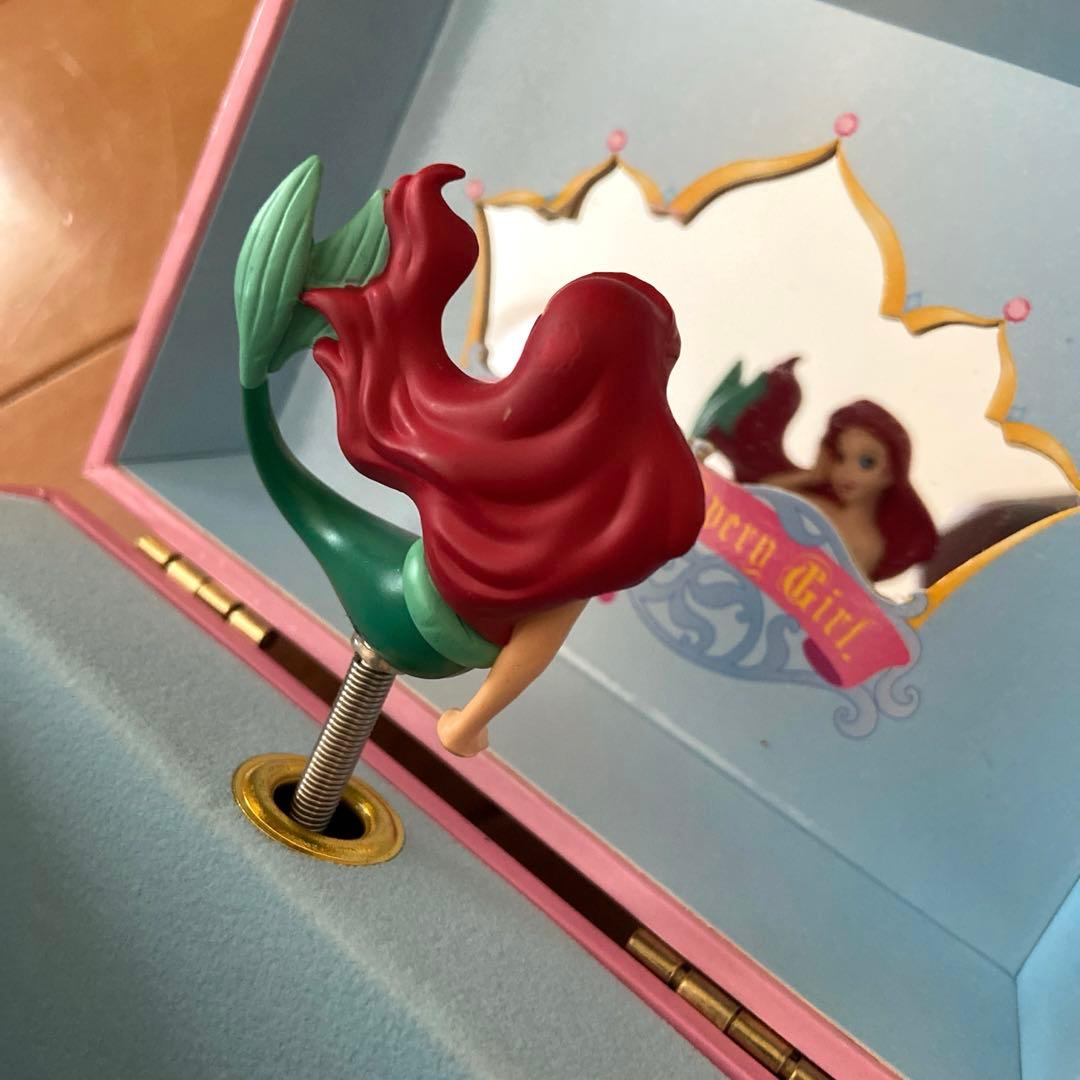 平成レトロ ディズニープリンセス アリエル オルゴール付きジュエリー