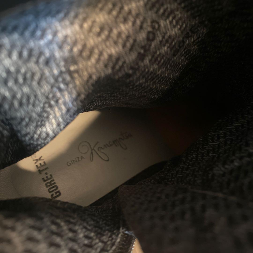 定価35,000円　銀座かねまつ アクアベル レインブーツ 23.5cm