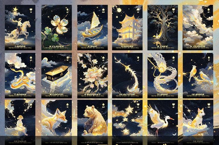 正規品ルノルマンカード】海外インディーズ✨ケース付き✨美しい銀河の