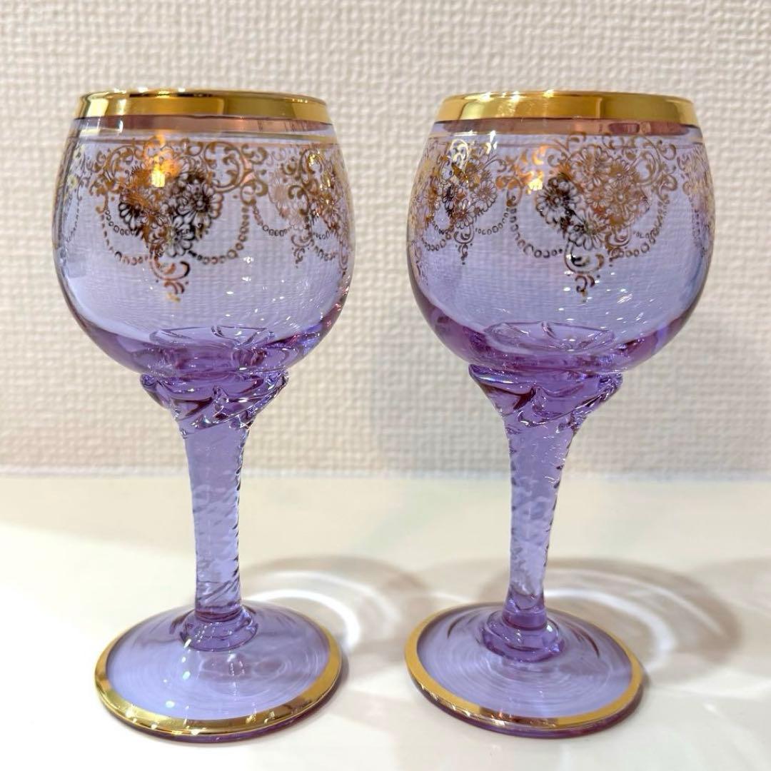 ベネチアングラス ムラーノガラス ペアグラス - メルカリ