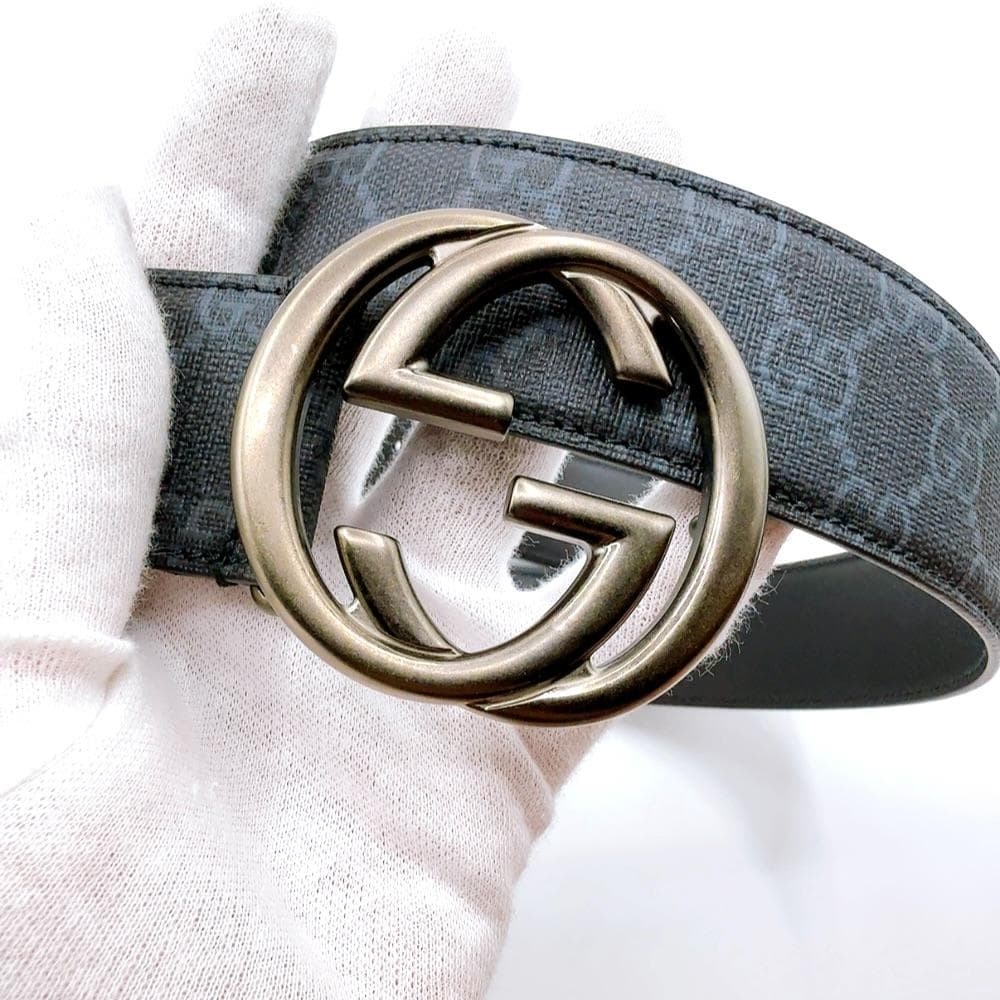 ◇グッチ◇GGスプリーム/ベルト/774153/PVC/ブランド - メルカリ