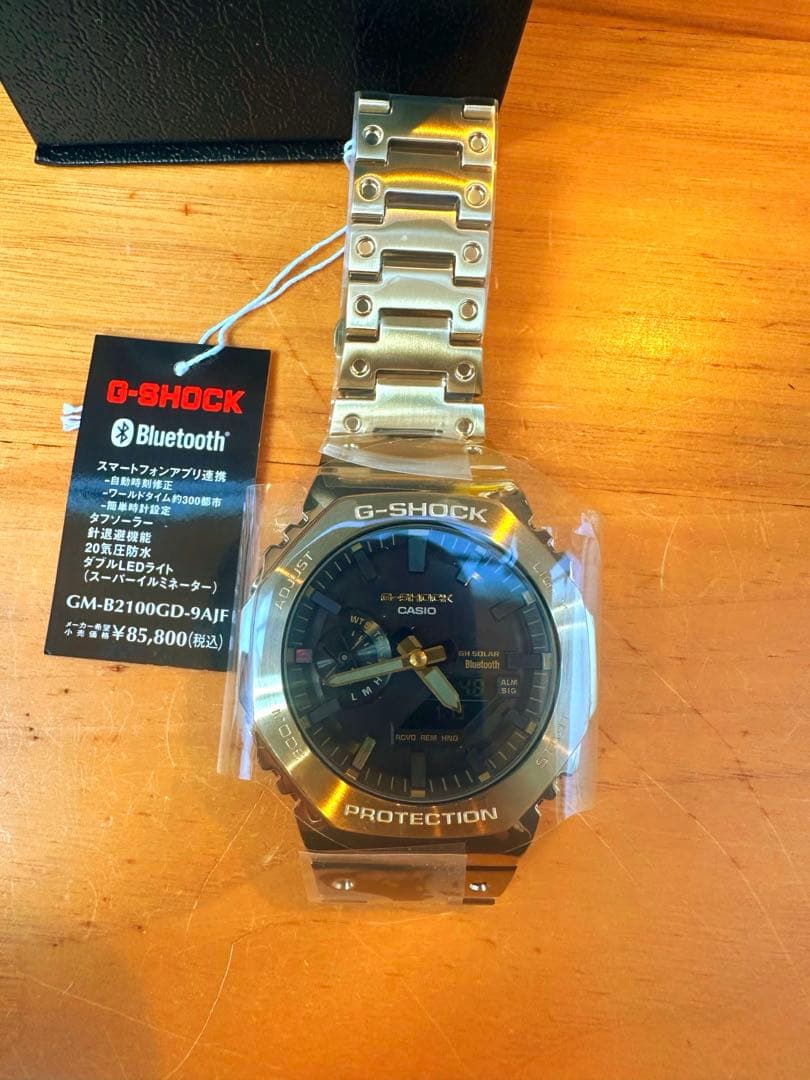 新品未使用 保証書有 G-SHOCK GM-B2100GD-9AJF ゴールド - メルカリ