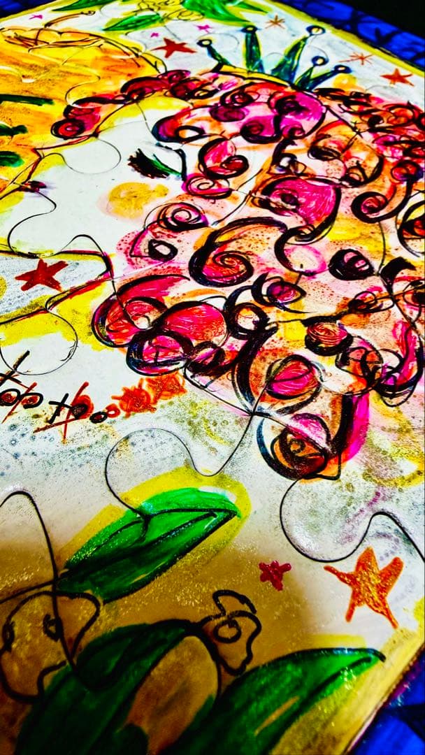 これでラスト‼️皇自身モチーフの大開運招福パズル絵画 皇が貴方