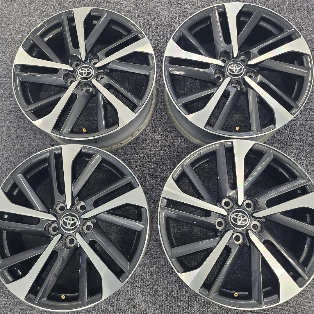 トヨタ カローラクロス 純正ホイール 18インチ 新車取り外し品 新車外し 美品】トヨタ カローラクロス Z 純正 18in 7J +40 PCD114.3 4