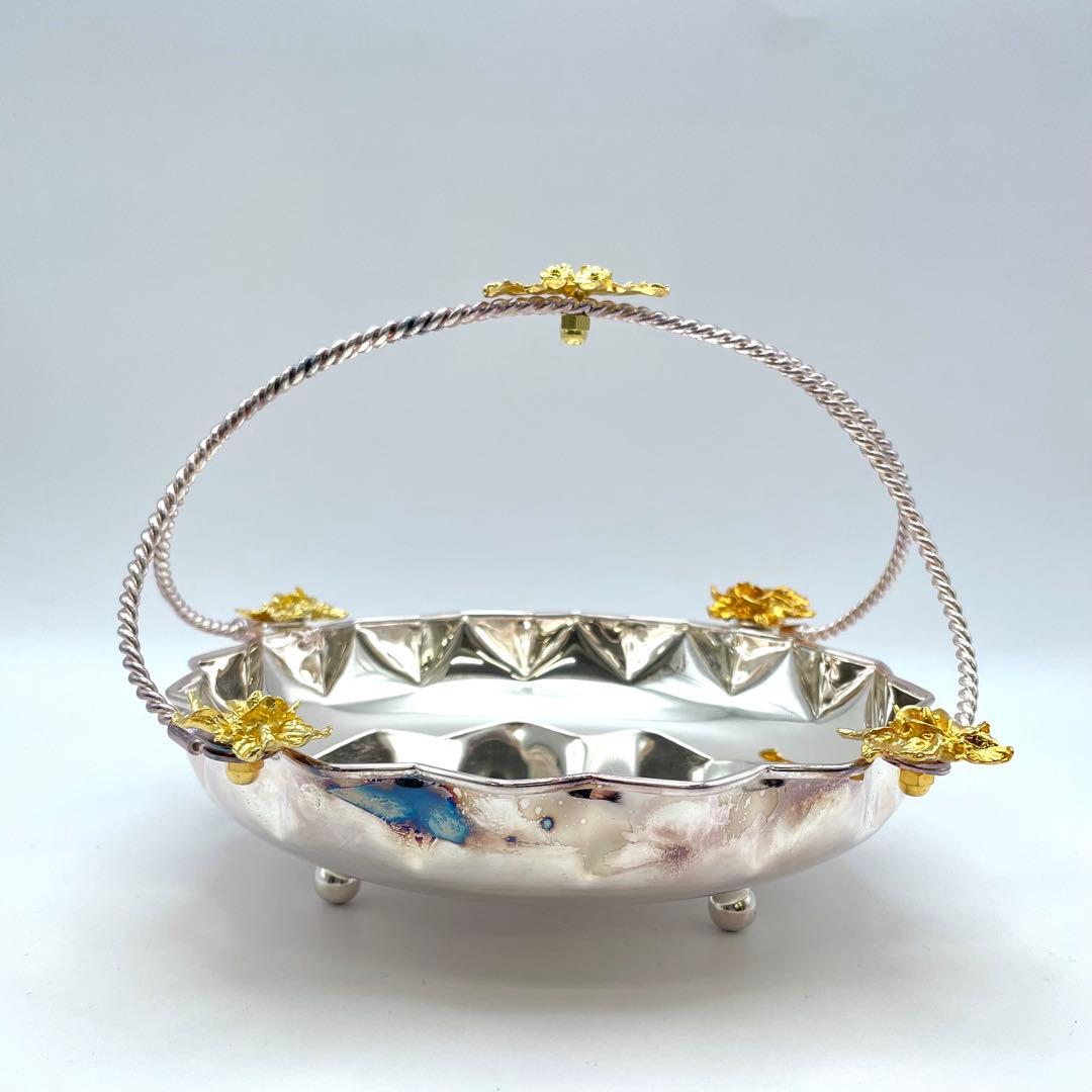 S】銀座和光 WAKO 銀仕上げ 手編み トレイ 3点セット - メルカリ