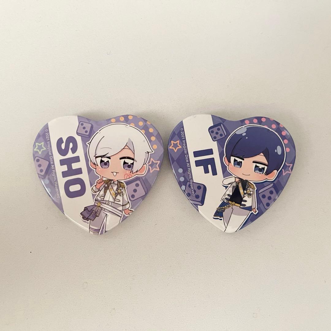 いれいす 第1弾 ハート缶バッジ 初兎 いふセット - メルカリ