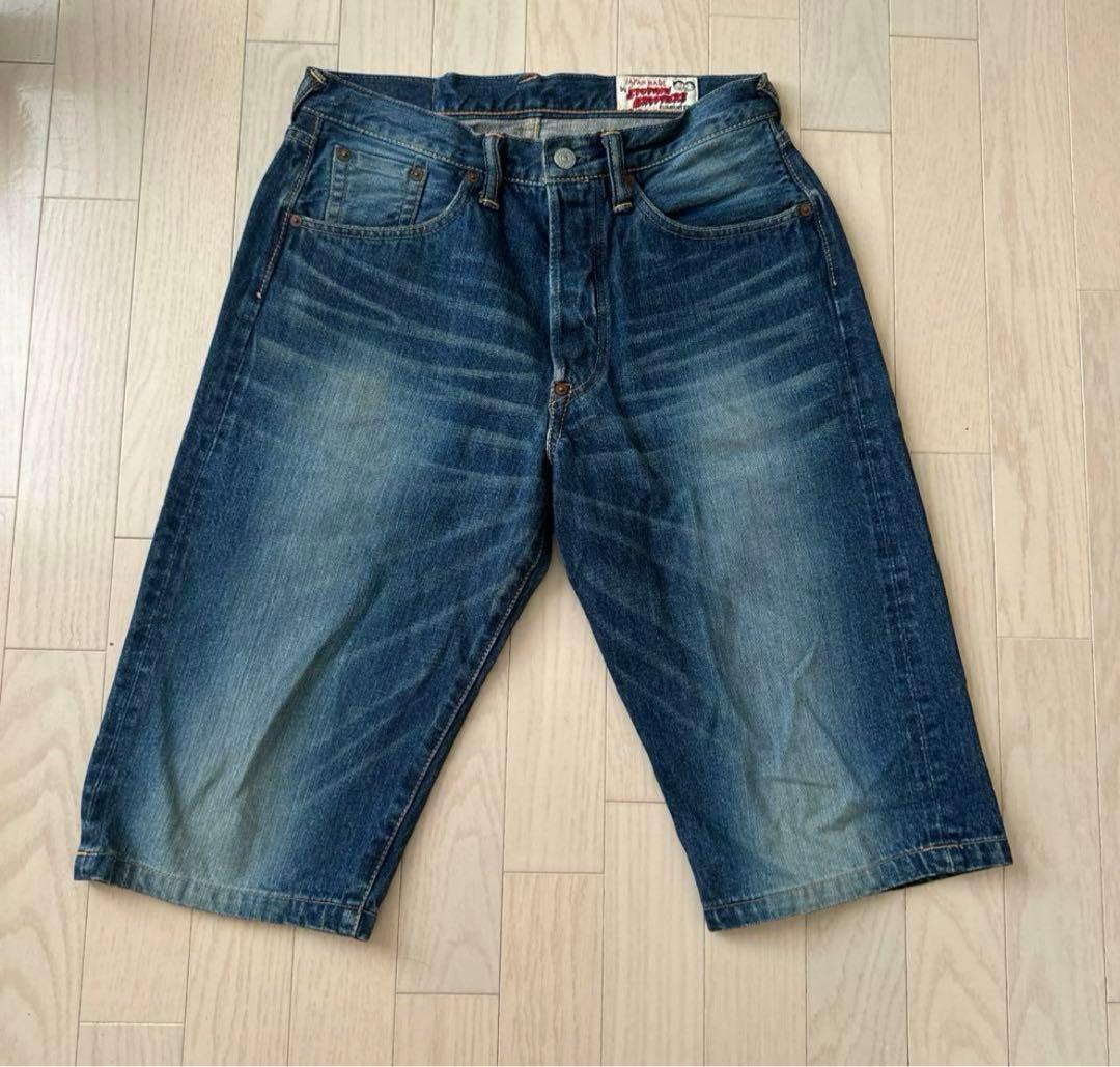 EVISU 大黒 ビックカモメ ハーフパンツ ハーフデニム - メルカリ