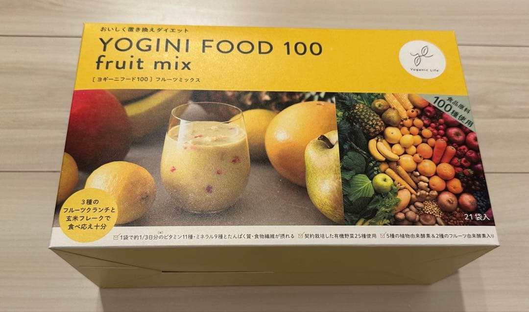 ヨギーニフード 18袋 YOGINI FOOD 100 フルーツミックス Yoganic Life ヨギーニフード100 フルーツミックス: 美容・健康LAVA