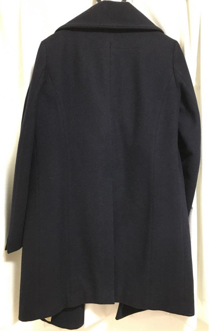 the viridi-anne ハイネックメルトンウールコート - メルカリ