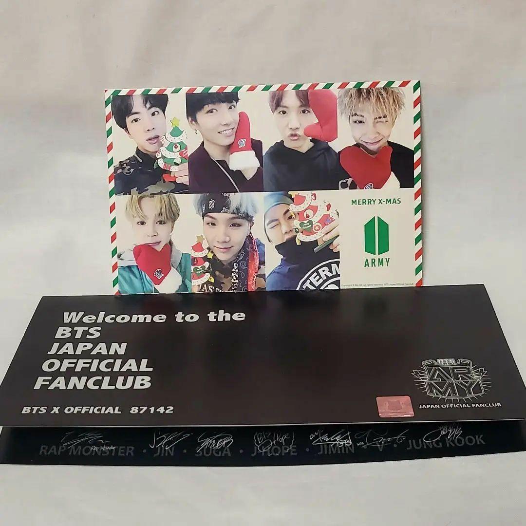 BTSファンクラブ会員証 クリスマスカード - メルカリ