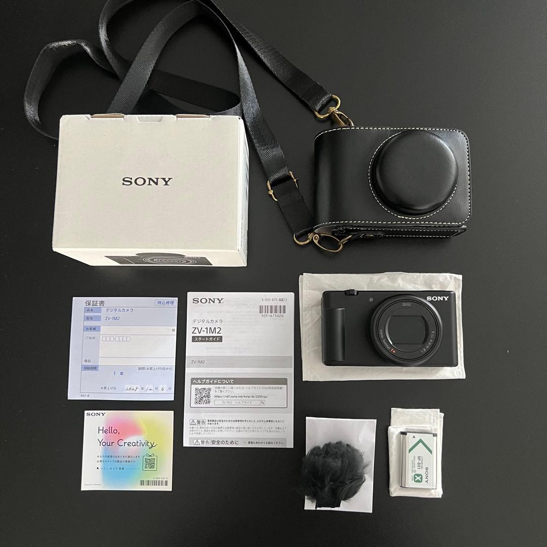 SONY ZV-1M2 コンパクトデジタルカメラ SONY ZV-1M2 W VLOGCAM ZV-1 II ボディ(ホワイト） - 業務用撮影・映像