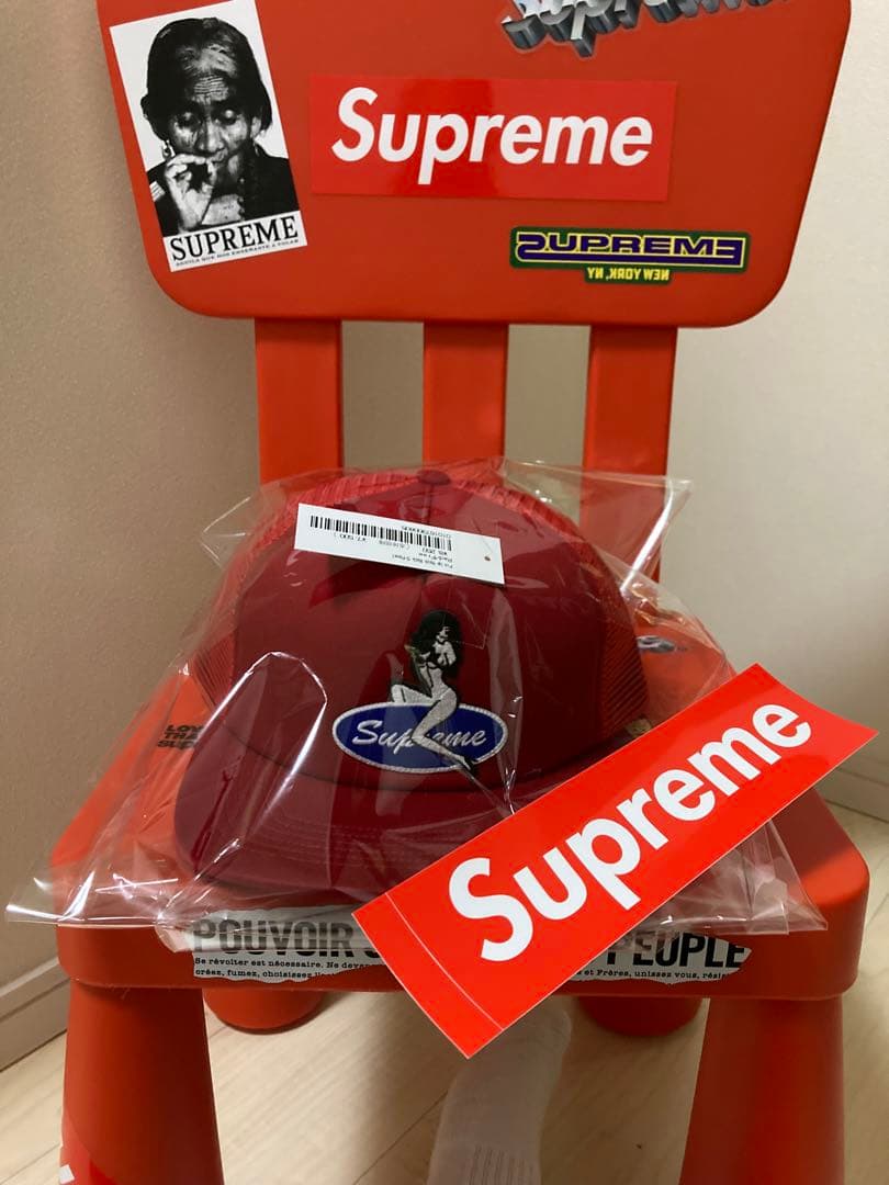 Supreme 値下げSupreme Pin Up Mesh Back 5-Panel Red！ Pinup Mesh