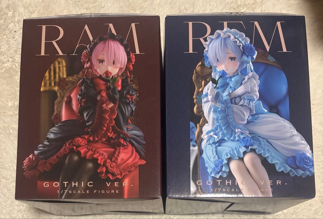 Re:ゼロから始まる異世界生活 レム ラム フィギュア GOTHIC ゴシック