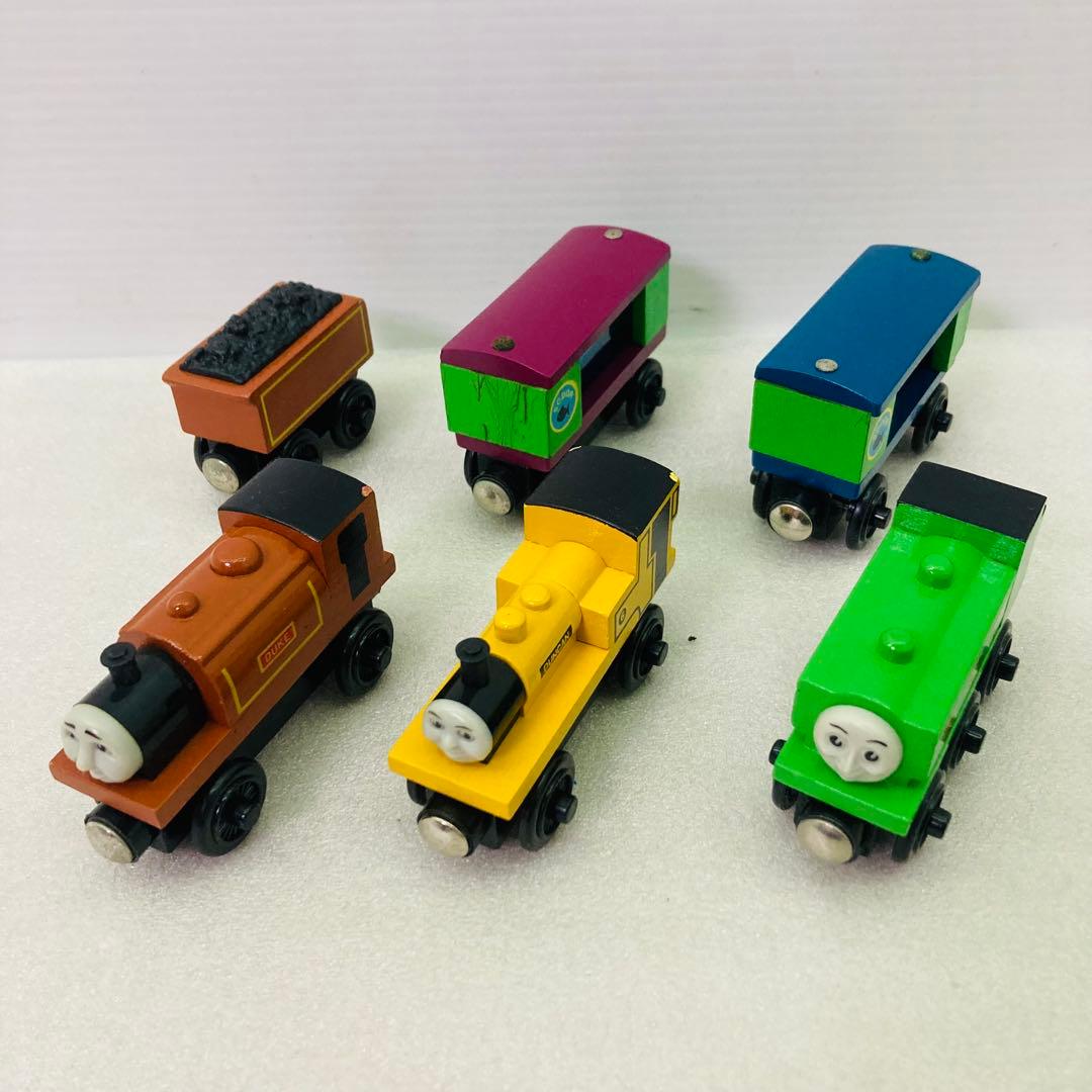 6台セット】きかんしゃトーマス 木製レールシリーズ 機関車 貨車 T18