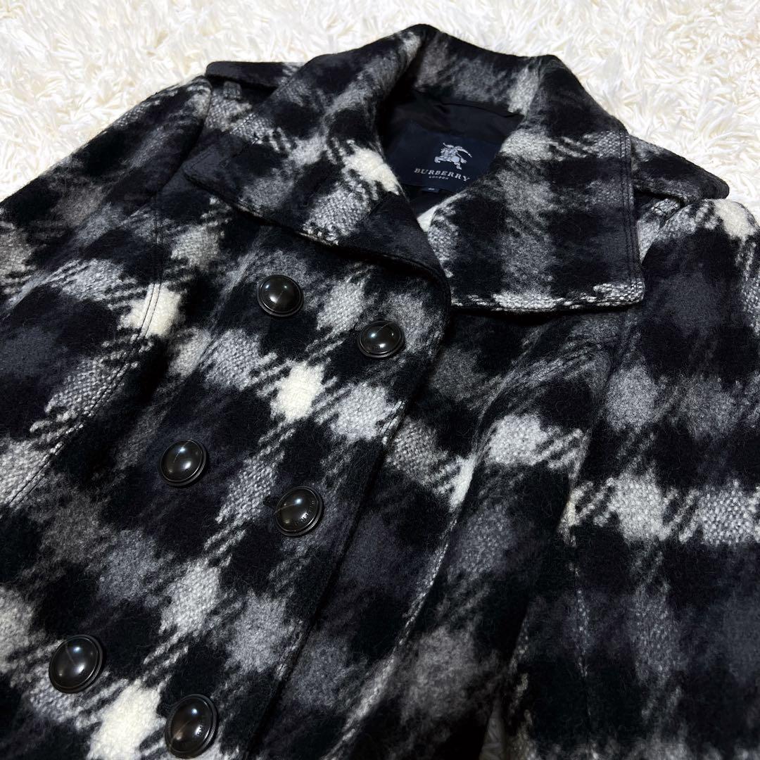 《希少✨大きいサイズ》バーバリーロンドン メガチェック ウール コート ツイード