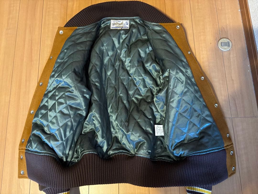 whitesville アワードジャケット 36サイズ ゴールド×ブラウン - メルカリ